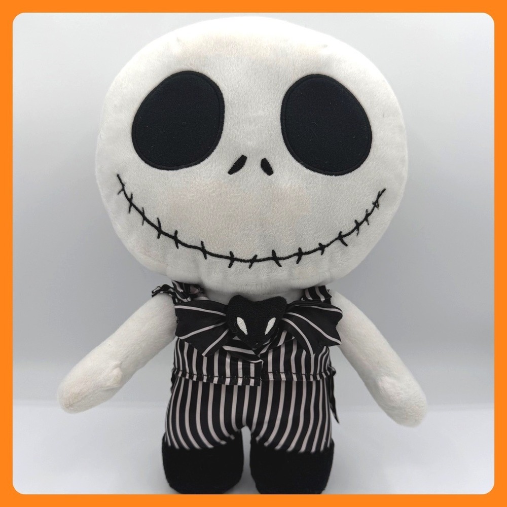 Disney Nightmare Before Christmas Jack Skellington 12" Big Head Plush